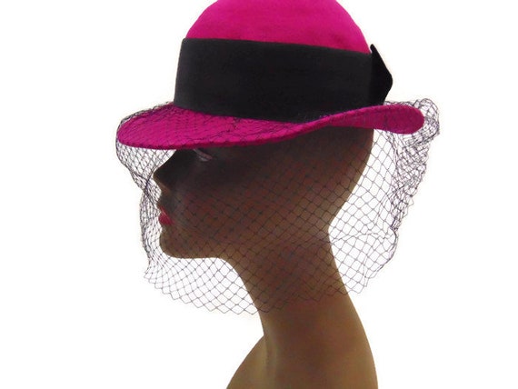 pink vintage hat