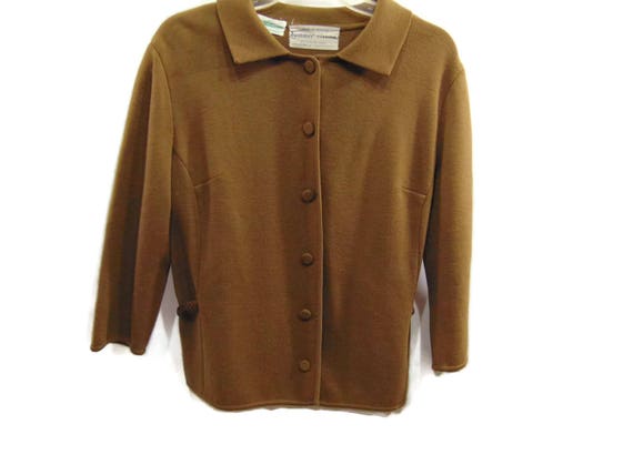 Vintage Wool Cardigan Vintage Button Up Sweater C… - image 7