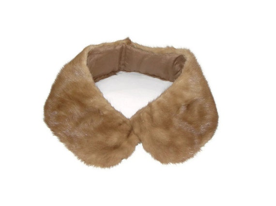 Vintage Light Brown Color Fur Collar F06 Fur Collar For Jacket Fur  Accessories Winter Fur Jacket Fur Vintage Fur Collars