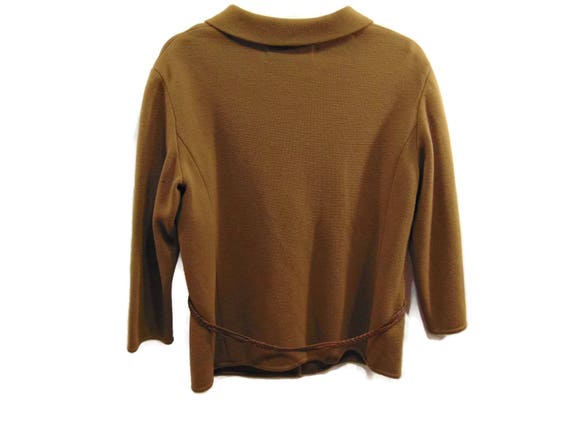 Vintage Wool Cardigan Vintage Button Up Sweater C… - image 8
