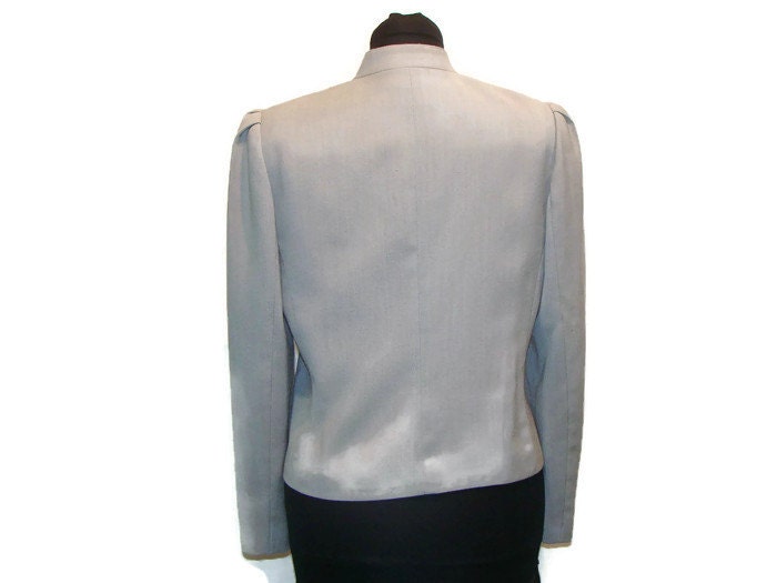 Vintage Light Grey Jacket - M
