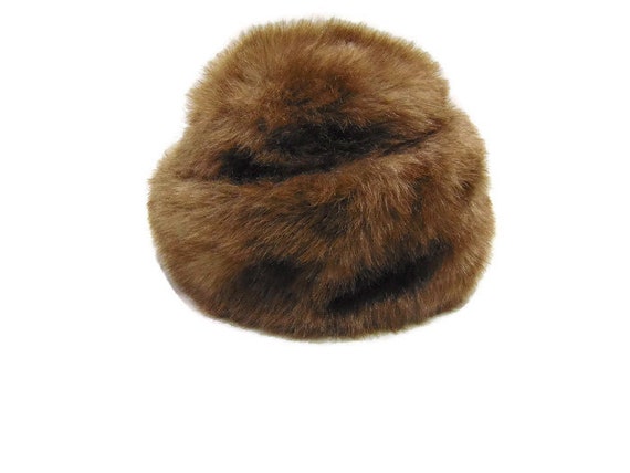 Vintage Faux Fur Cloche Hat Ladies Faux Fur Winte… - image 7