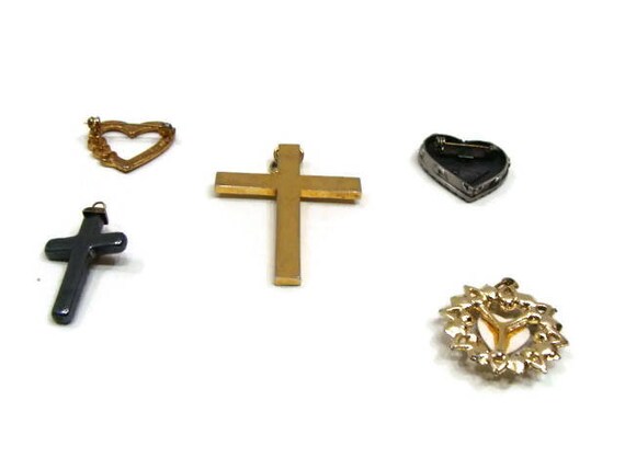 Vintage Necklace Pendants Vintage Pins and Brooch… - image 5