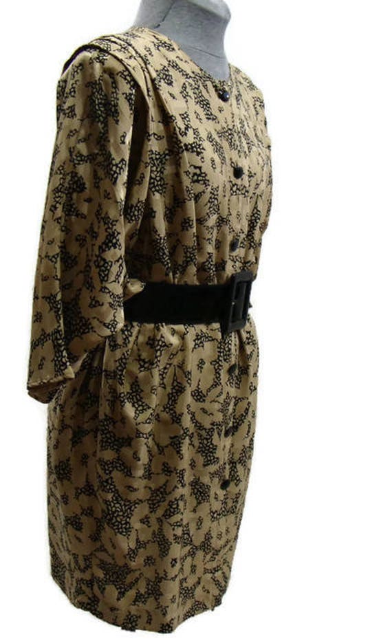 Vintage Long Sleeve Shirt Dress Vintange Ladies D… - image 3