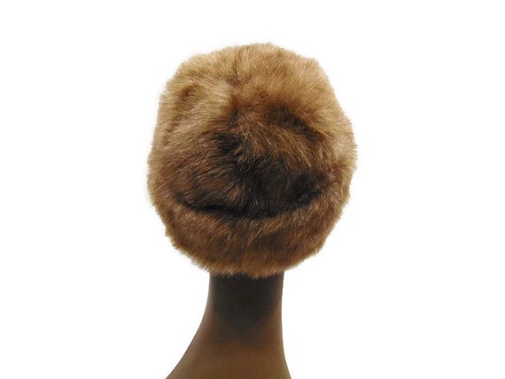 Vintage Faux Fur Cloche Hat Ladies Faux Fur Winte… - image 6