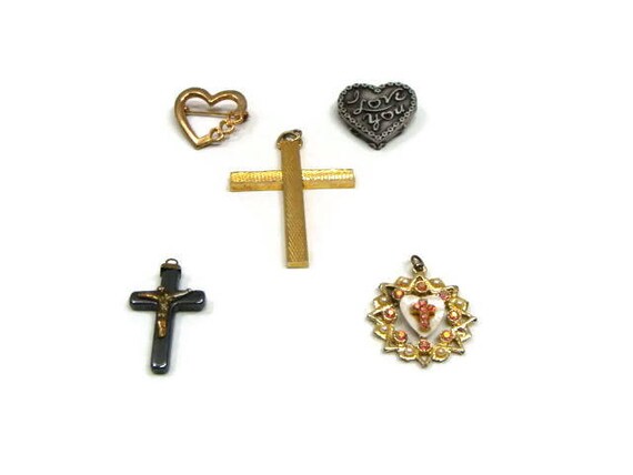 Vintage Necklace Pendants Vintage Pins and Brooch… - image 2