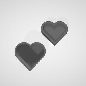 3D Printable File - Heart shaped jewelry/Gift box