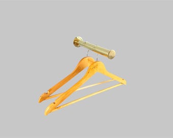 Wall-Mounted Solid Brass Hanger Holder for Closets