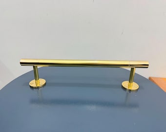 Minimalist Solid Brass Towel Bar for the Bathroom