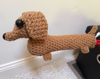 US Open, Dachshund racquet handle cover, tennis grip cover, overgrip, sports gifts for her, gifts for tennis player, dog lover
