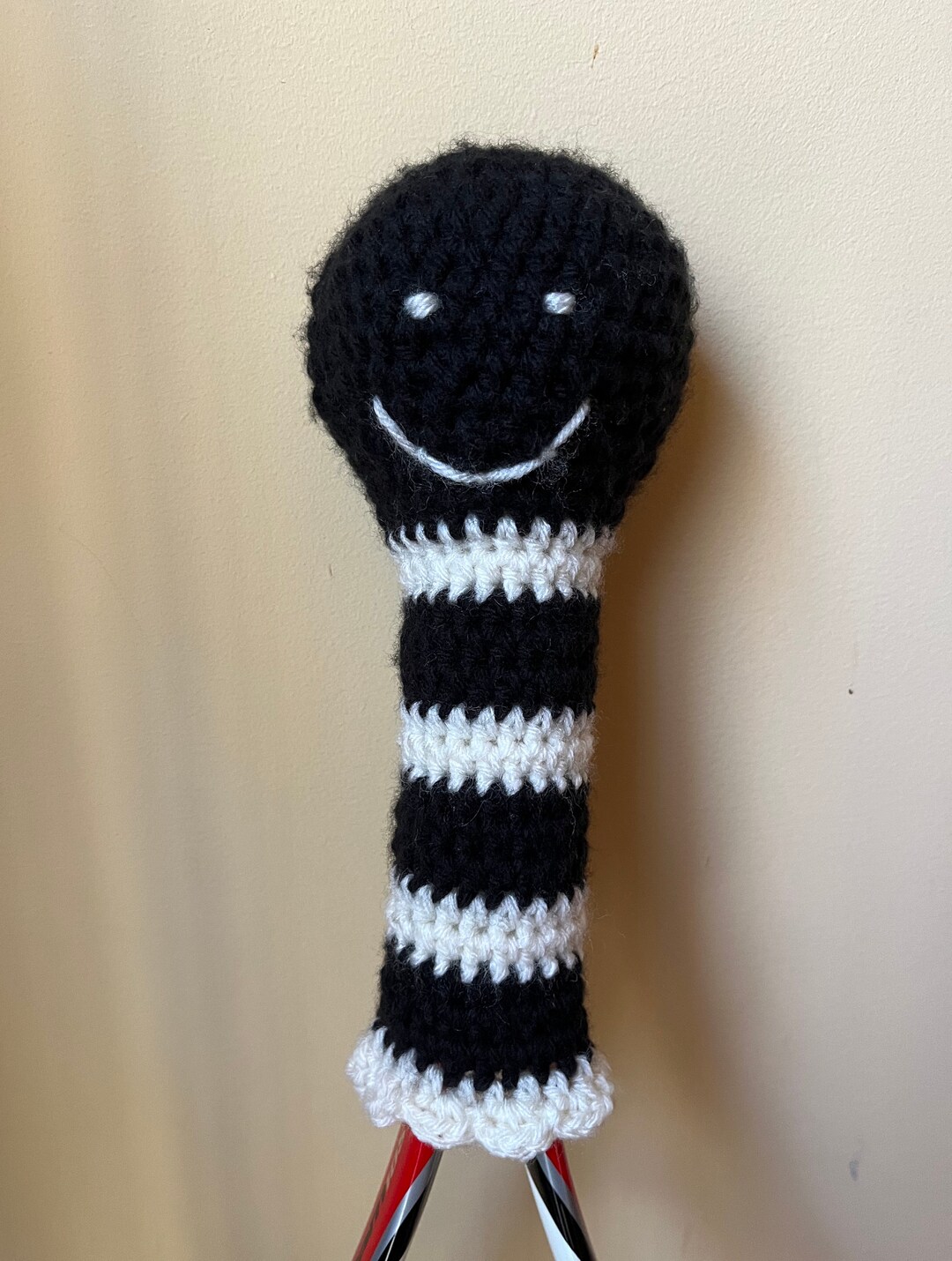 US Open, Smiley Face Racquet Handle Cover, Tennis Grip Cover, Overgrip, Sports Gifts for Her