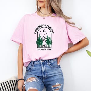 Forbidden Forest National Park Shirt, Forbidden Forest Shirt, Books Shirt, Book Lover Shirt, Bookish Shirt, Wizard Shirt, Book Lover Shirt