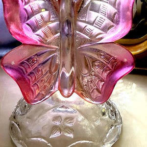 Fenton Glass With Butterflies - Etsy