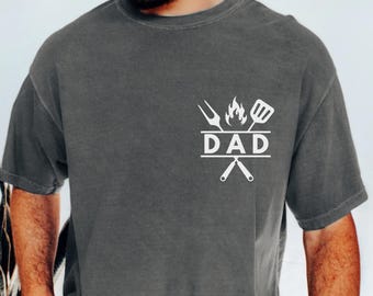 Comfort Colors® Grill Dad Shirt, Grilling Gifts For Grill Dad, Meat Smoker Grill T-Shirt, Funny Chef Shirt, BBQ Smoker Gift, BBQ Shirt Gifts
