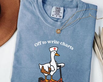 Off to Write charts Nurse Shirt, Funny Nurse shirt, Funny Nurse Gifts, Registered Nurse Shirt, Nursing school shirts, Nurse Gift