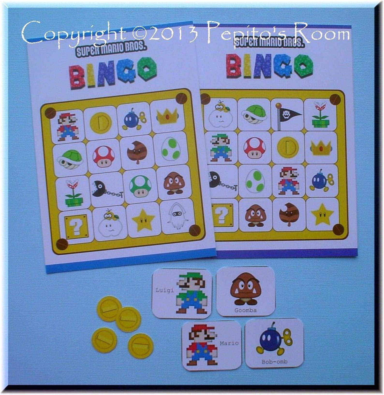 Print-ink Bingo 20 Cards DIY Digital Printable PDF - Etsy