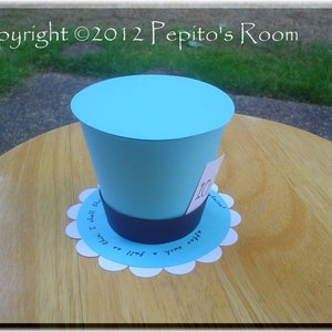 Print-INK Wonderland Top Hat - Color Printable PDF- Alice - PR