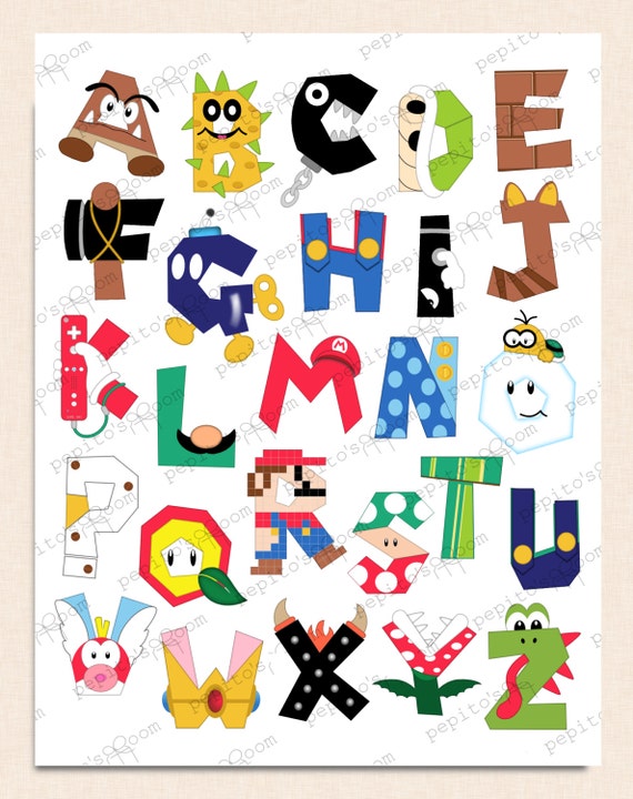 Printable Alphabet Letters For Wall
