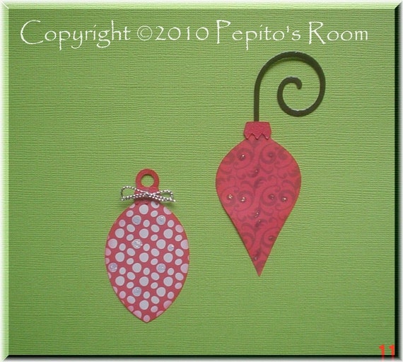 Download Items similar to PRA Christmas Ornaments Accent SVG files ...