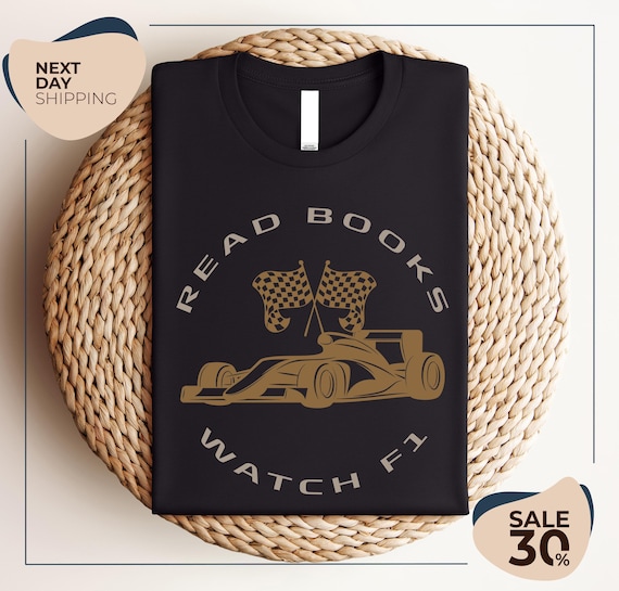 Read book | Watch F1 shirt | F1 romance shirt | Bookish shirt | F1 merch |  Formula 1 shirt