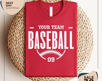 Custom Baseball Shirt | Personalized Baseball Shirt | Baseball Team Name Shirt | Baseball Shirt | Game Day Shirt | Baseball Mom Shirt