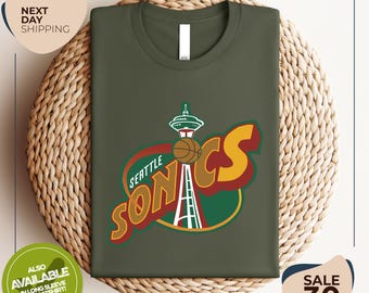 Supersonics 1994 Vintage Shirt | Supersonics Shirt | SuperSonics Team Club | Supersonics Logo Shirt | Sports Fans Gift Sports Merch