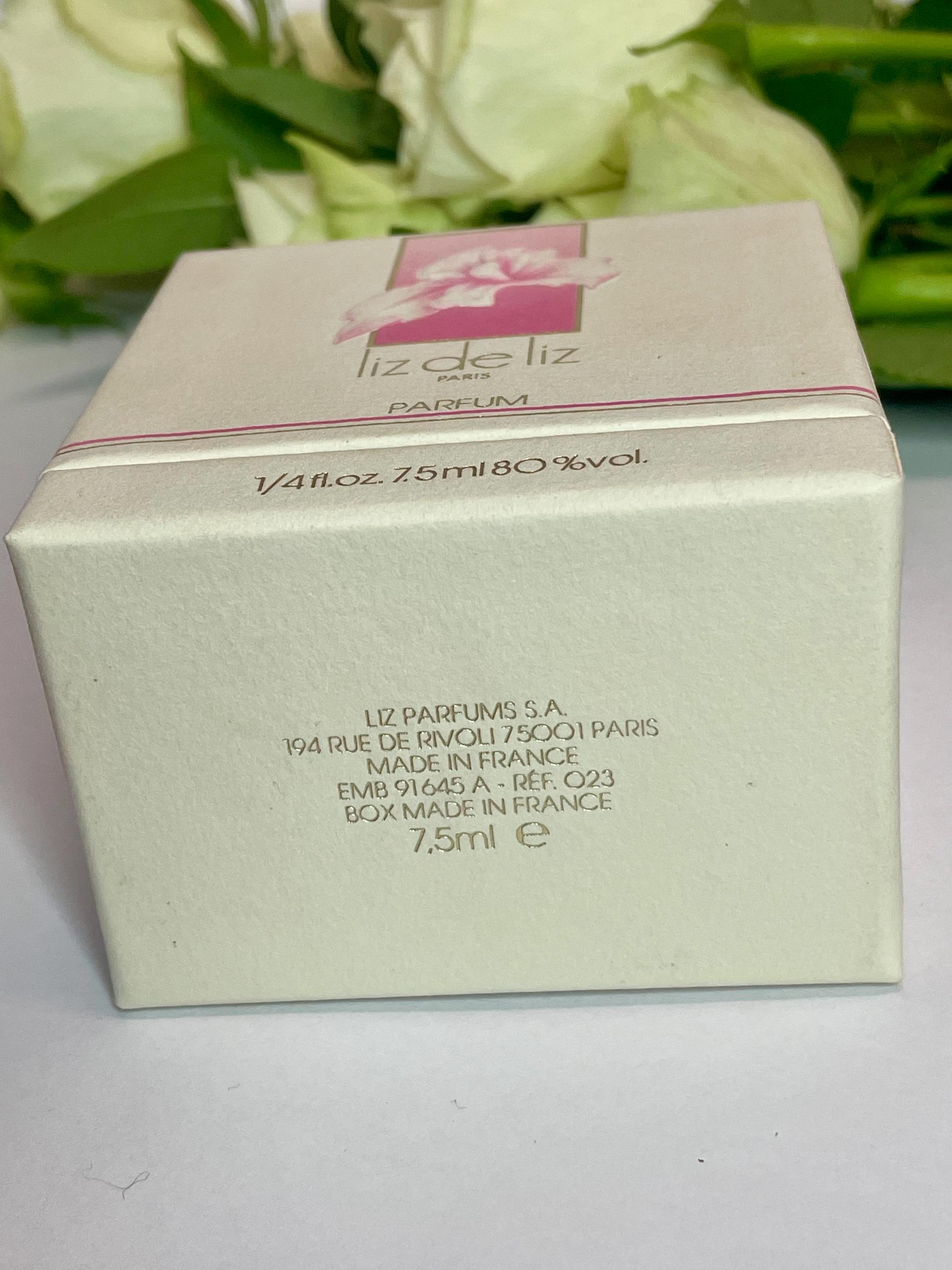 Liz De Liz Paris – Vintage Parfum 7.5 Ml / 0.25 Fl.oz – 1940s