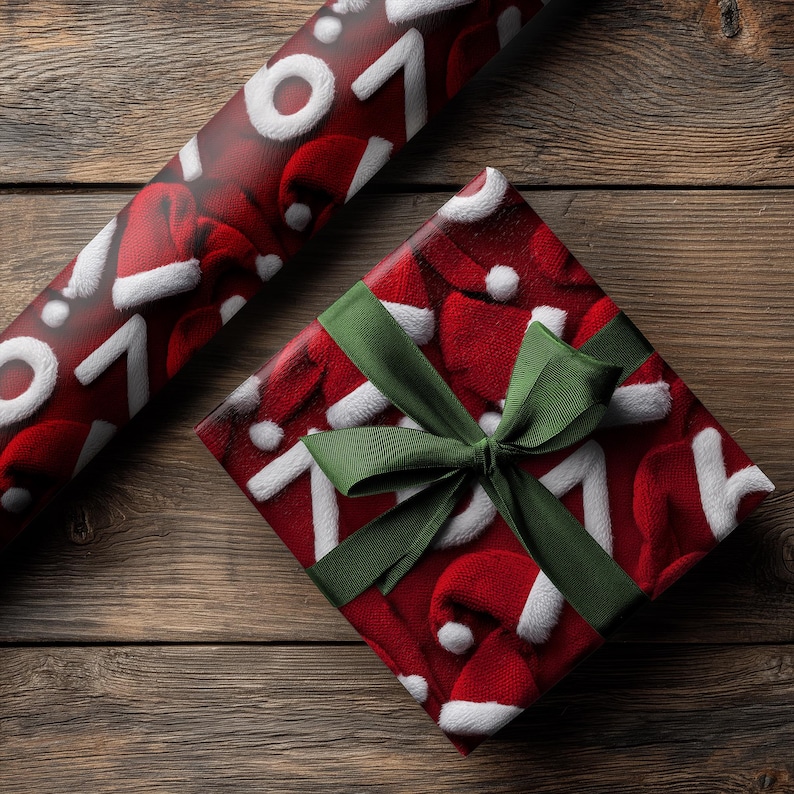 Funny 67 Meme Christmas Wrapping Paper - 6 7 Viral Trend Gift Wrap With ...