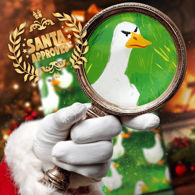 Angry Goose Wrapping Paper - Funny Animal Duck Gift Wrap for Gag Gifts, White Elephant, and Unique Holiday Wrapping image 7