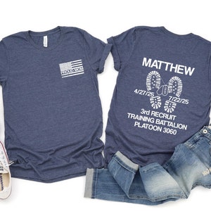 Personalized Military Family Shirt: Graduation, Bootcamp, Homecoming