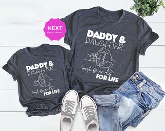 Matching Daddy and Daughter Shirt Set, Father's Day Gift