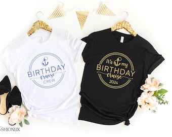 Birthday Cruise Shirt, Matching Family Trip Tee