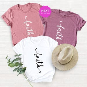 Faith Cross Shirt: Christian Gift, Love and Grace Tee