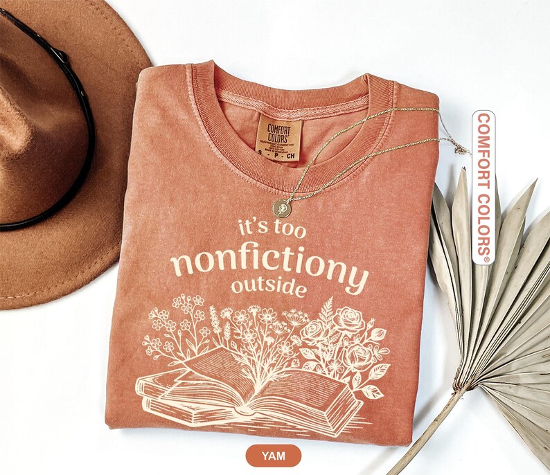 Booktrovert Shirt, Comfort Colors Funny Literary Tee image 5
