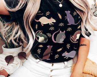 Comfort Colors Rat Shirt: Kawaii Animal Lover Tee