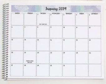 Large Desk Calendar Etsy