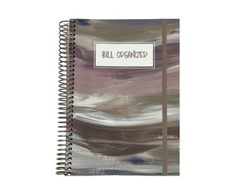 Bill Organizer | Bill Folder | Household Expenseses | Bill Organizer With Pockets | Bills Calendar | Bill Organizer Book