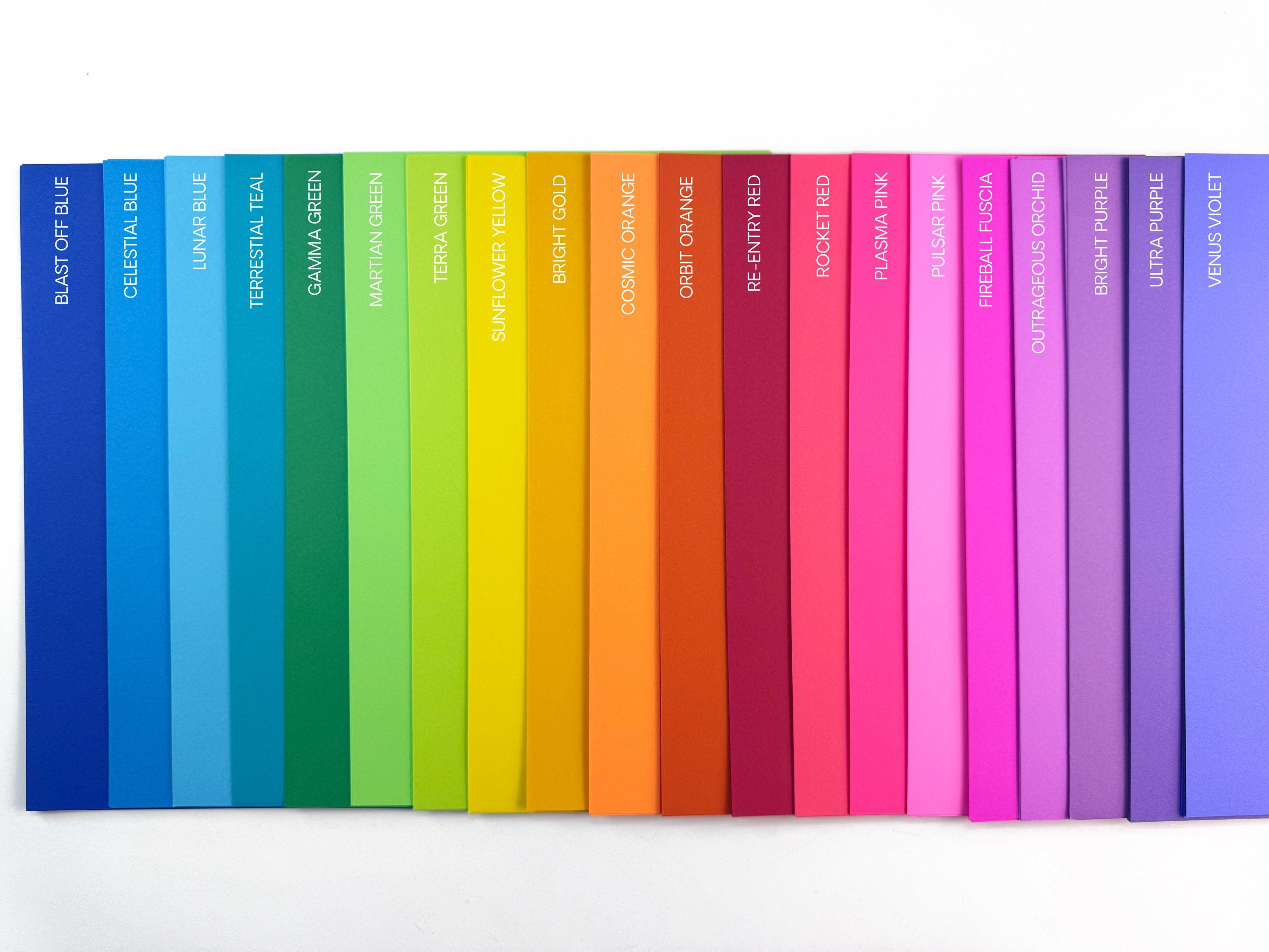 Notebbok Paper Color Colorful Paper Notebook, 20 Shades (8.5x11, 60 Pages, Folder) - Etsy