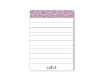 Personalized Notepad | 8 | Cute Notepad | Lined Notepad | Notepad Personalized | Notepad | Personalized Stationary | Personalized Gift