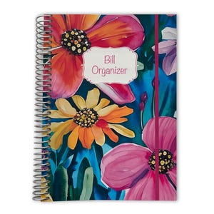 Bill Organizer | Bill Folder | Household Expenseses | Bill Organizer With Pockets | Bills Calendar | Bill Organizer Book