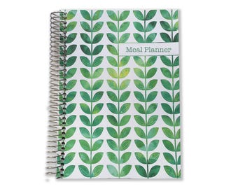 Meal Planner | Grocery List | Meal Planner Notebook | Meal Prep | Meal Planning with Dinner Lunch Breakfast | Weekly Food Planner