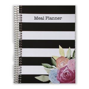 Meal Planner | Grocery List | Meal Planner Notebook | Meal Prep | Meal Planning with Dinner Lunch Breakfast | Weekly Food Planner