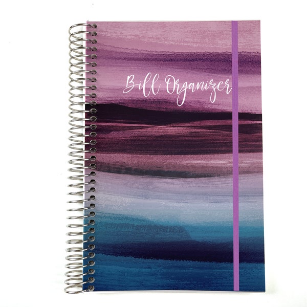 Bill Organizer | Bill Folder | Household Expenseses | Bill Organizer With Pockets | Bills Calendar | Bill Organizer Book