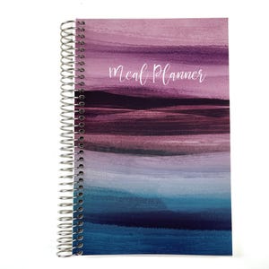 Meal Planner | Grocery List | Meal Planner Notebook | Meal Prep | Meal Planning with Dinner Lunch Breakfast | Weekly Food Planner