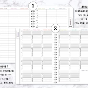 2024 Weekly Planner 2024 Planner 2024 Organizer Personalize Planner Weekly Monthly Planner Weekly Organizer Agenda Planner image 5