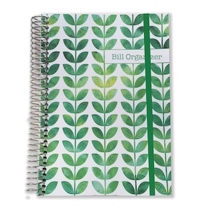 Bill Organizer | Bill Folder | Household Expenseses | Bill Organizer With Pockets | Bills Calendar | Bill Organizer Book