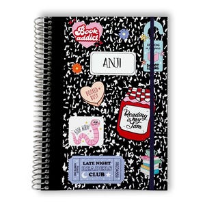 2026 Planner | Bookish Themed Cover |  Monthly Planner |  2026-2027 Monthly Planner | Personalized Planner | Yearly Planner