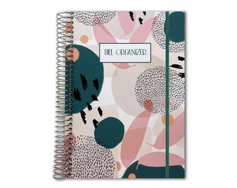 Bill Organizer | Bill Folder | Household Expenseses | Bill Organizer With Pockets | Bills Calendar | Bill Organizer Book