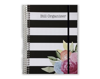 Bill Organizer | Bill Folder | Household Expenseses | Bill Organizer With Pockets | Bills Calendar | Bill Organizer Book