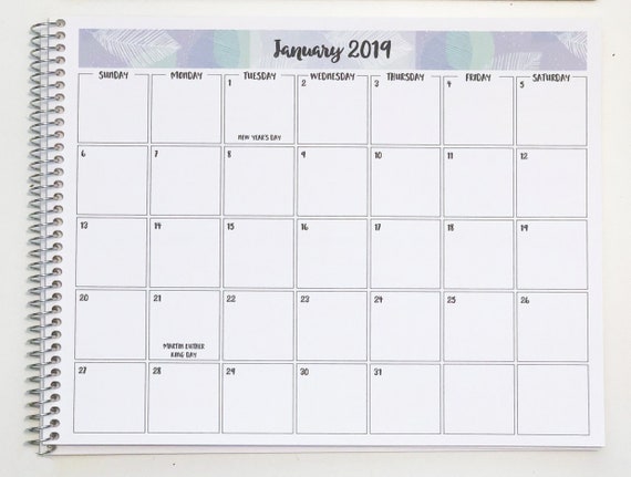 2024 Monthly Desk Calendar 8.5x11 30 Banner Designs Large Desk Planner 2024-2025 Desk Planner Desk Organizer Desk Calendar Pad - Etsy